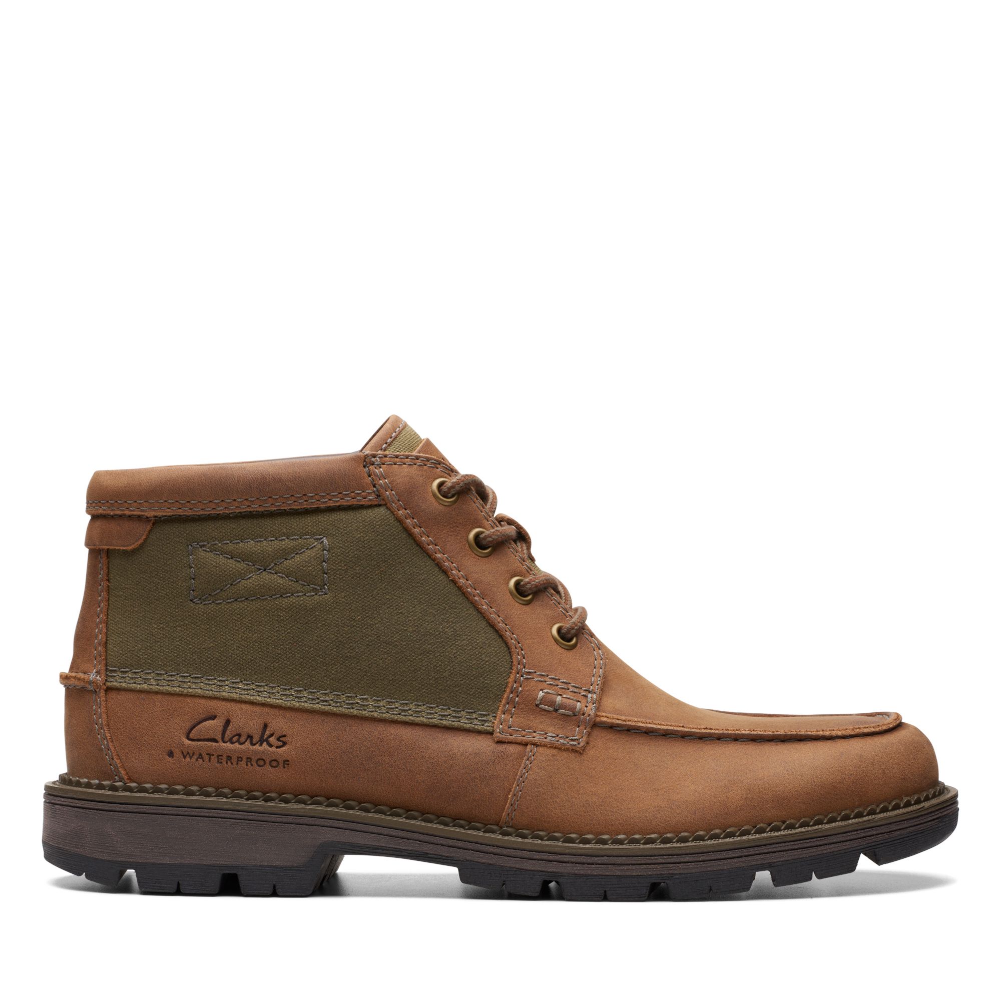 Shop Clarks Maplewalk Moc In Brown