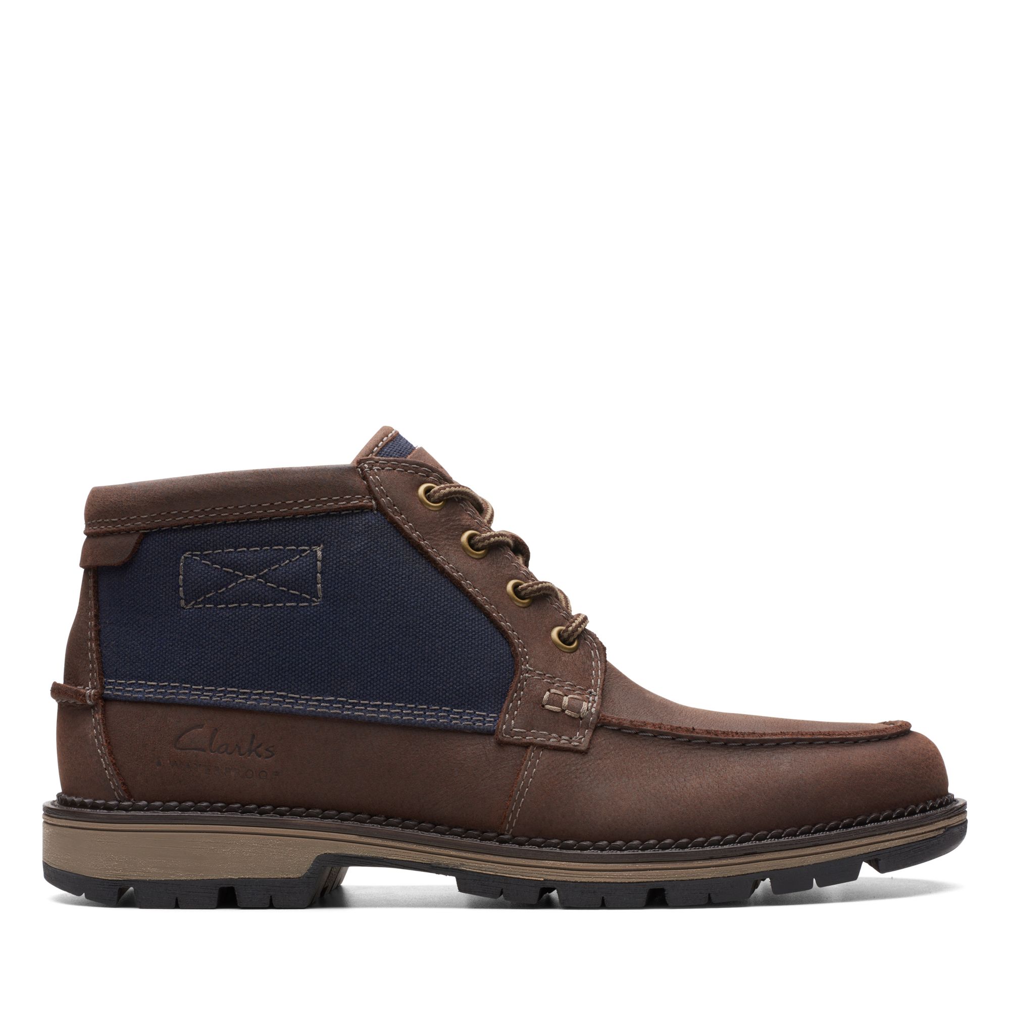Clarks Maplewalk Moc In Brown