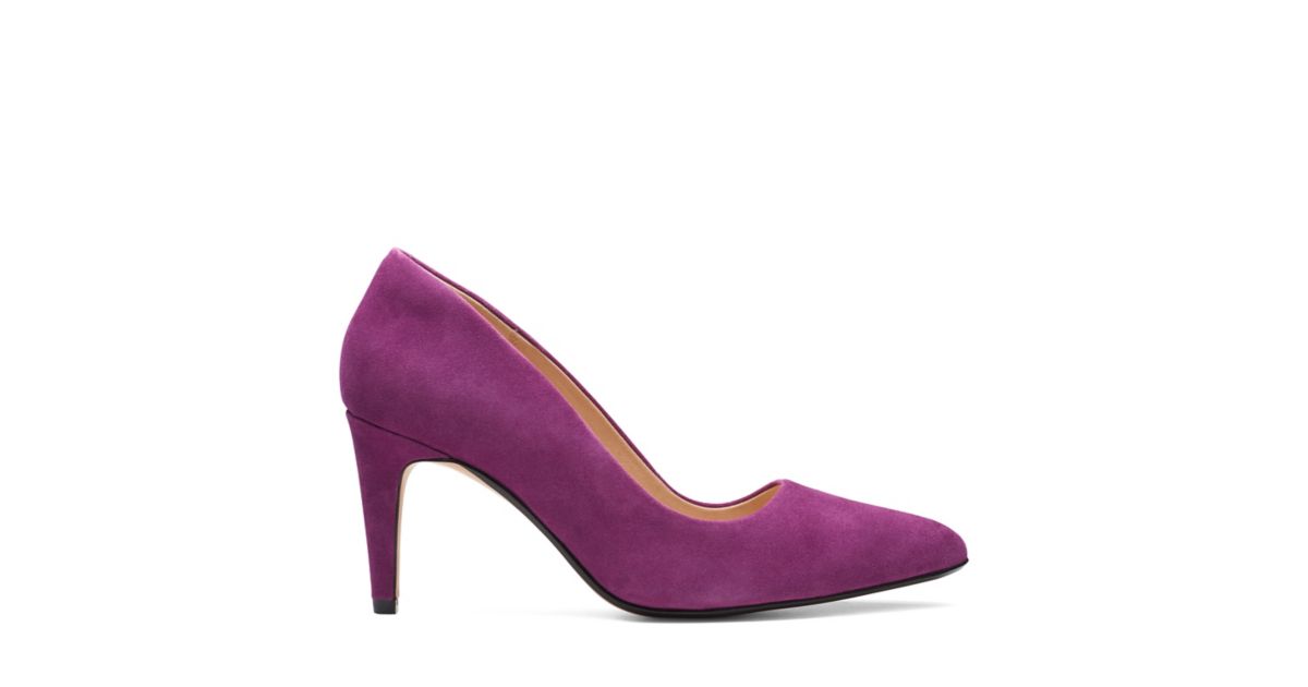 Laina Rae Purple Suede | Clarks