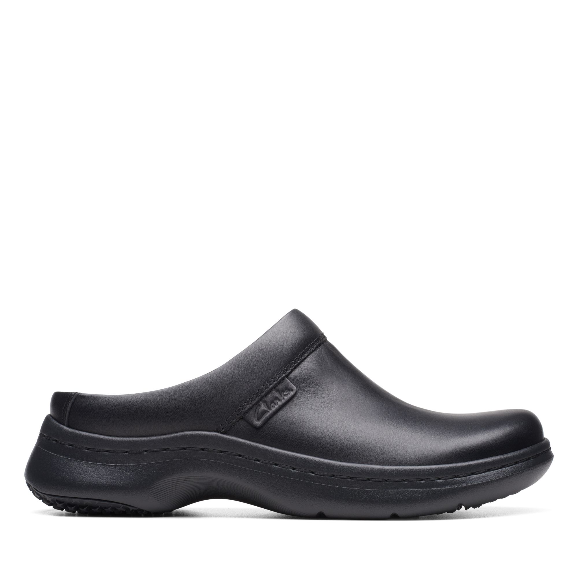 Shop Clarks Pro Clog In Black