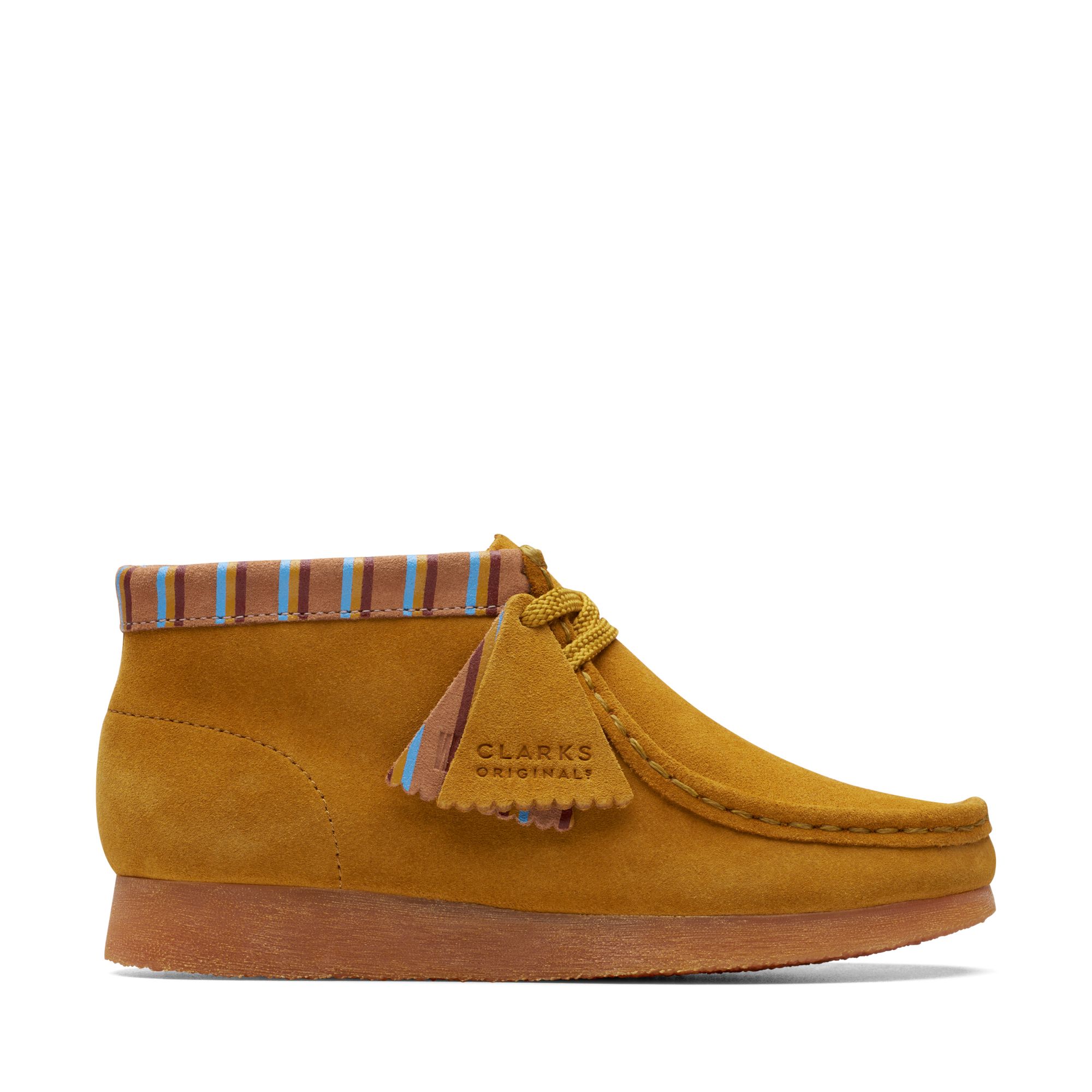 Clarks Kids Wallabee Boot Older In Yellow ModeSens