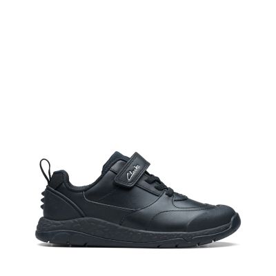 Steggy Stride Kid Black Leather 