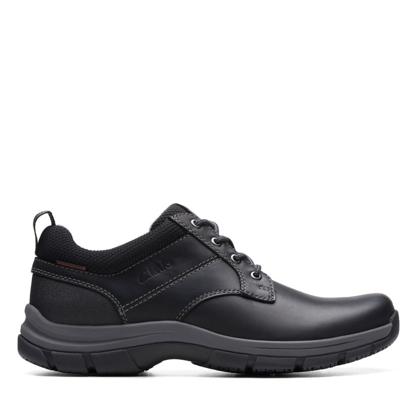 Walpath Low Waterproof Black Leather ​Clarks® Official Site |