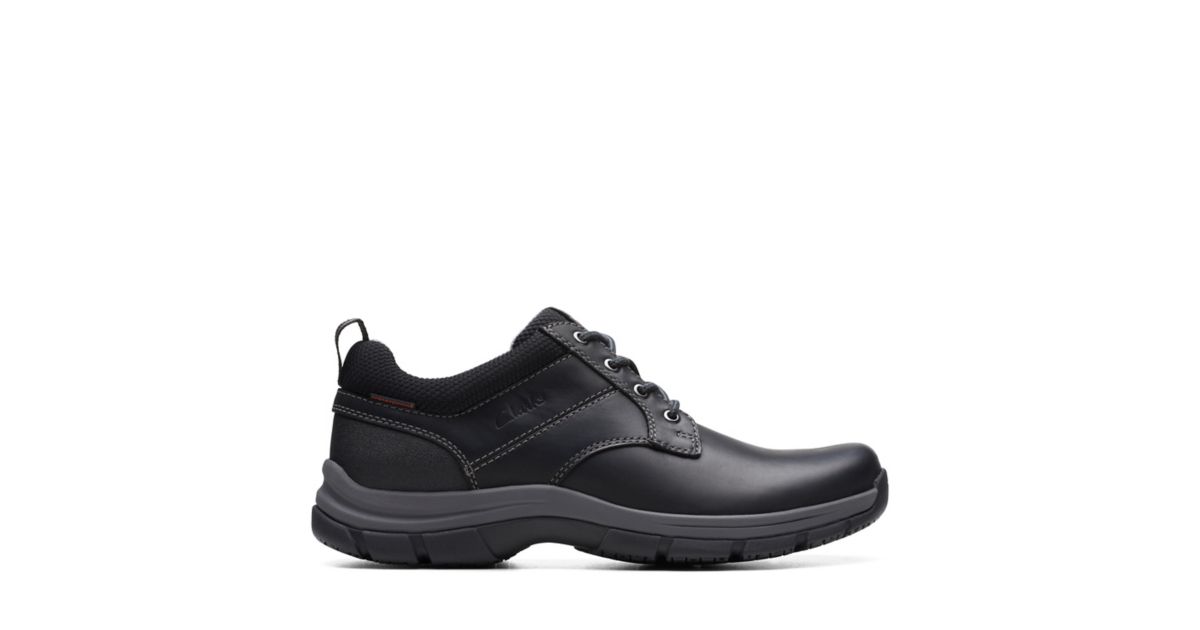 Walpath Low Waterproof Black Leather Clarks® Shoes Official Site Clarks