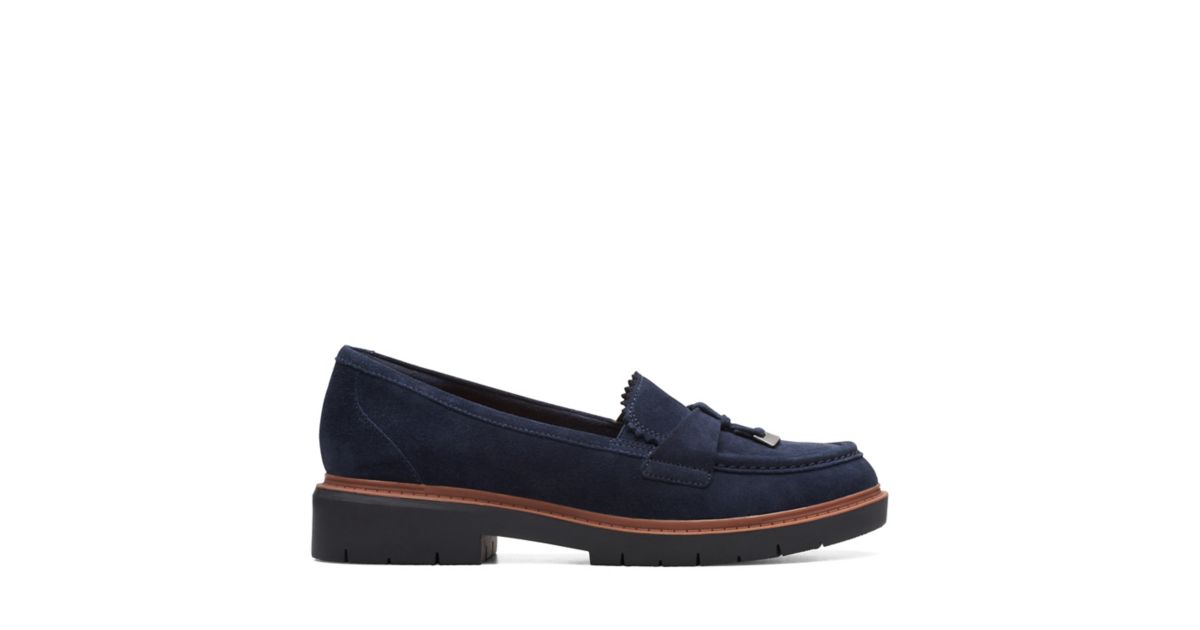 Westlynn Bella Navy Suede Clarks® Shoes Official Site | Clarks