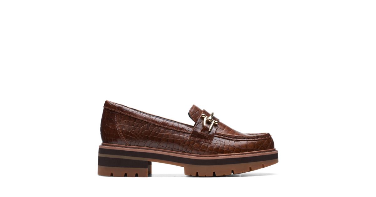 Orianna Bit Brown Croc Clarks® Shoes Official Site Clarks