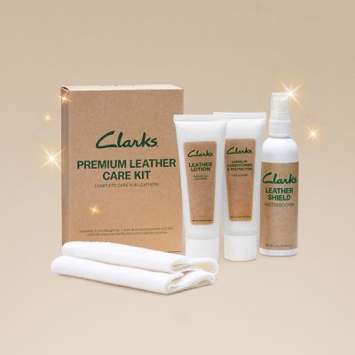 clarks leather shoe care