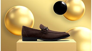 Click here to shop men's Gilman Bit dress shoe in dark brown