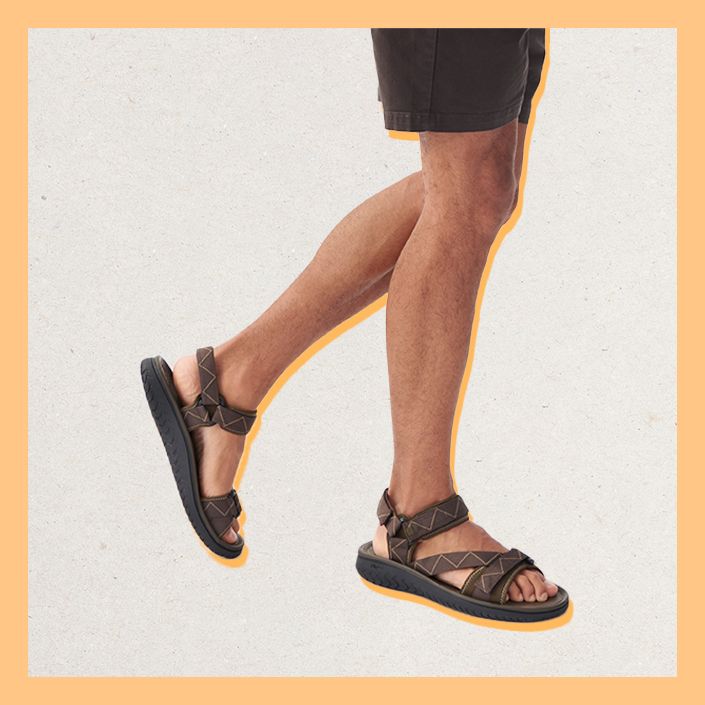 Clarks Mens Leather Sandals