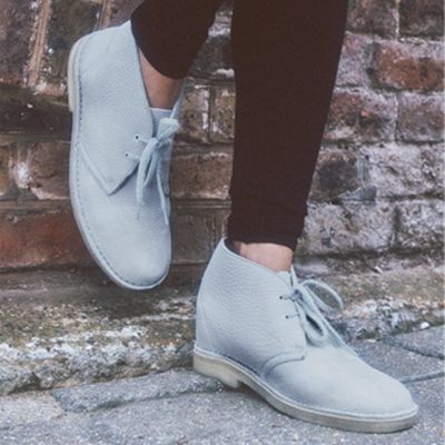 baby blue clarks