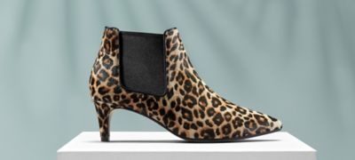 leopard print shoes and boots