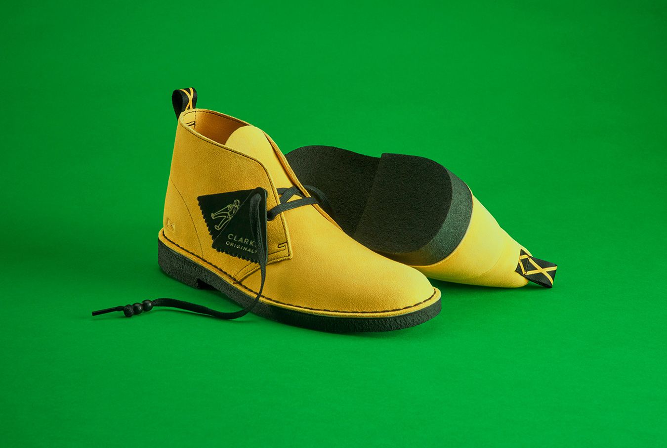 Clarks JAMAICA BEE  UK9 外箱付きカラーYellow