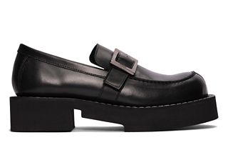 Shop Clarks GCDS Black Leather Loafer