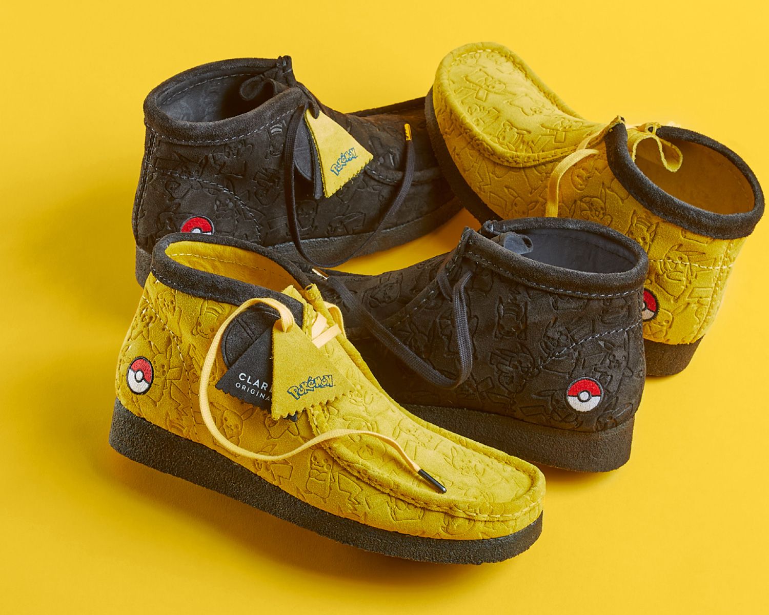 Oscuro partes Para buscar refugio Clarks Originals Pokemon Collection - Wallabee Boots Collab | Clarks