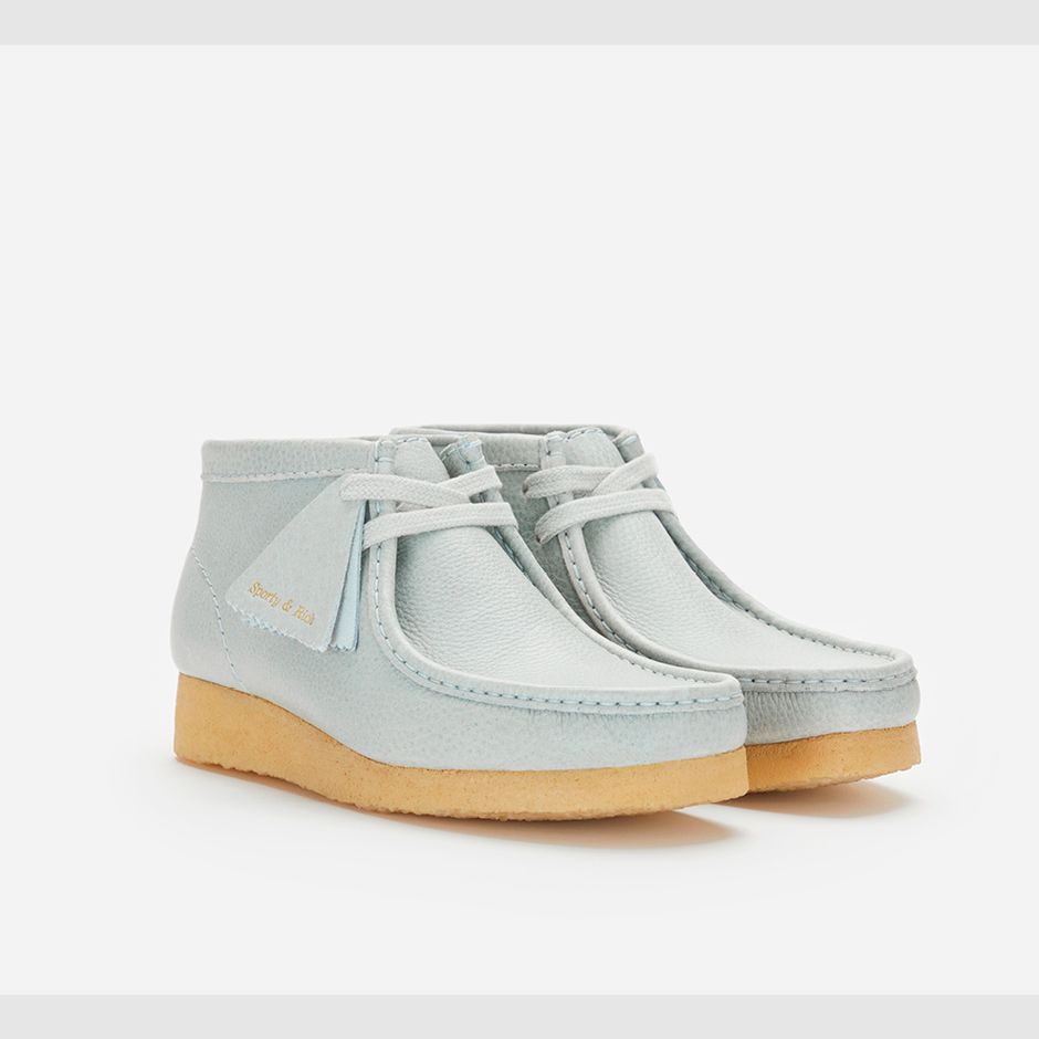 Efterforskning kvalitet patrice Clarks Originals X Sporty & Rich - Wallabee Collection