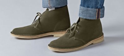 clarks desert boots with jeans