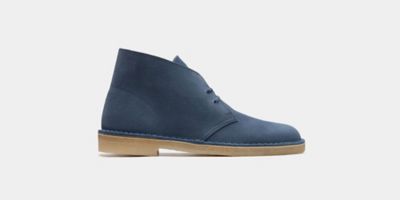 dark blue desert clarks