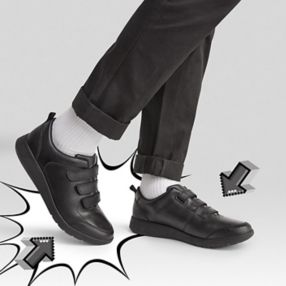 tor sport flex youth black leather
