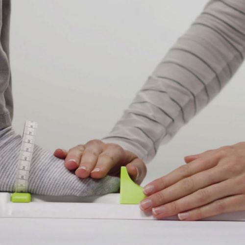 How To Use Clarks Toddler Foot Measuring Gauge Charles Clinkard