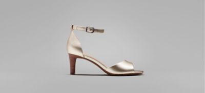 clarks silver wedding shoes