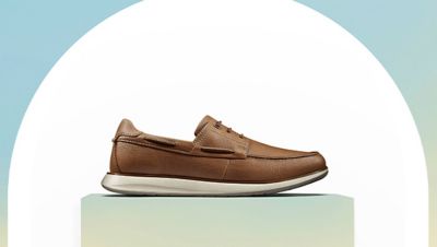 clarks mens velcro trainers