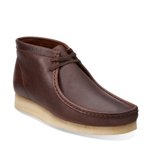 clarks wallabees leather