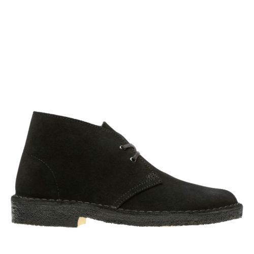 Desert Boot. Black Suede - Women's Booties & Ankle Boots - Clarks ...