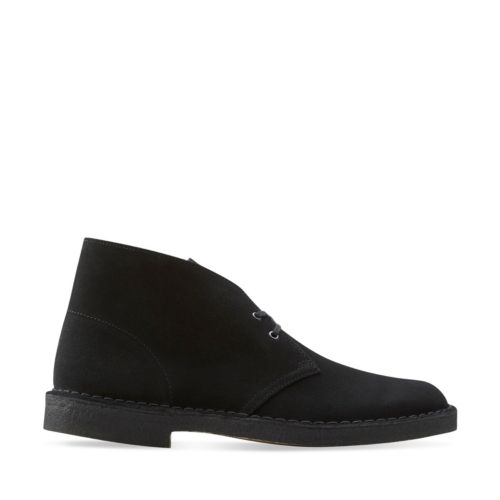 Desert Boot Black Suede - Men's Desert Boots - Clarks® Shoes Official Site