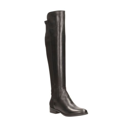 clarks caddy belle black leather