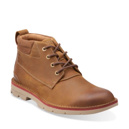 clarks cognac boots