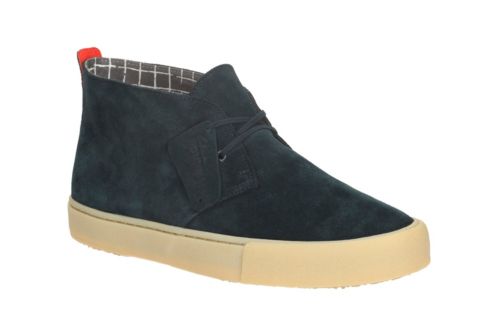 clarks desert boot midnight blue