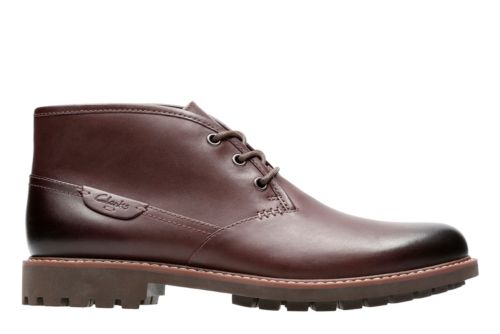 clarks mens casual montacute duke leather boots lace ups