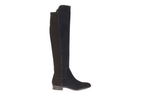 clarks caddy belle black suede boots