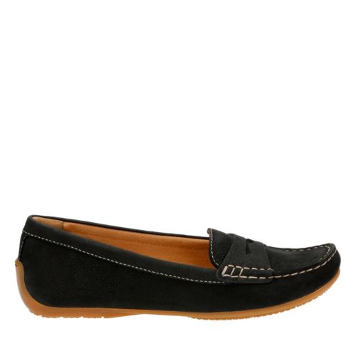 Doraville Nest Black Nubuck - Women's Wide Width Shoes - Clarks® Shoes ...