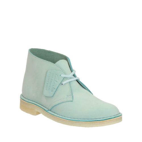 clarks blue desert boots