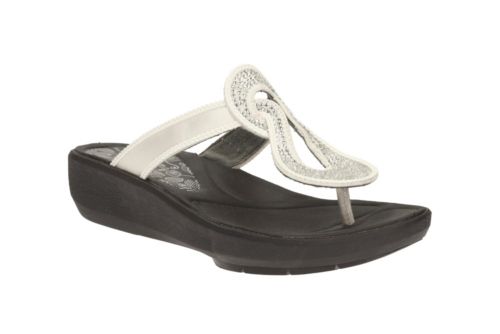 clarks wave glitz sandals