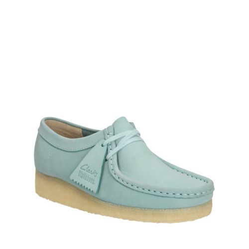 clarks wallabees blue