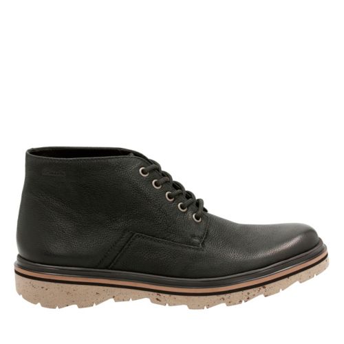 Frelan Hike Black Leather - Mens Shoes with Ortholite Technology ...