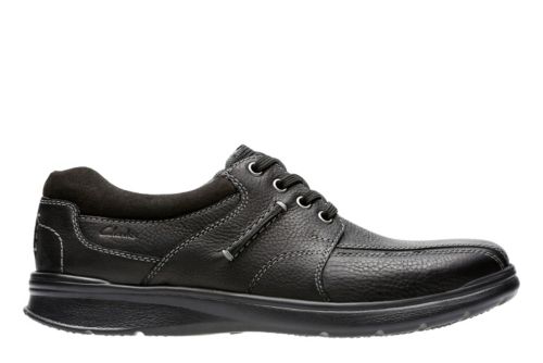 Cotrell Walk Black Oily Leather - Men's Casual Shoes - Clarks® Shoes ...