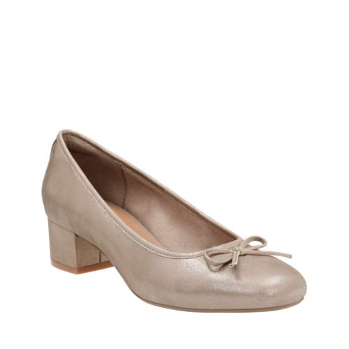 Cala Lucky Metallic Leather - Women's Wide Width Shoes - Clarks® Shoes ...