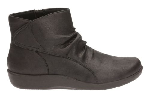 Sillian Chell Black Synthetic Nubuck - Womens Narrow Width Shoes ...