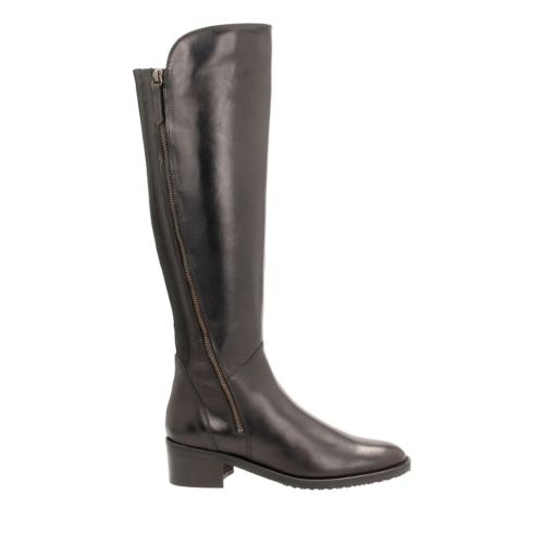 clarks ladies black boots