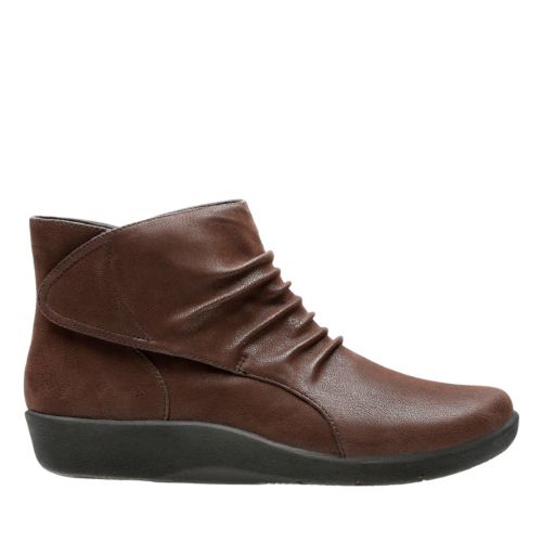 Sillian Sway Brown Synthetic Nubuck - Womens Narrow Width Shoes ...