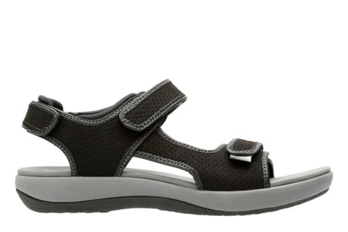 Brizo Sammie Black Perf Textile - Womens Sport Sandals - Clarks® Shoes ...