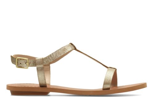 clarks champagne sandals