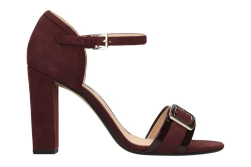 Curtain Shine Burgundy Combi - Women's Heels - Clarks® Shoes Official Site