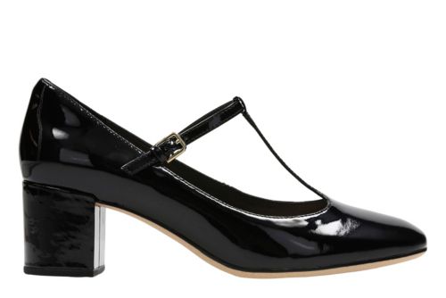Orabella Fern Black Patent - Women's Heels - Clarks® Shoes Official Site