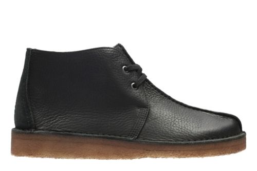 desert trek black leather