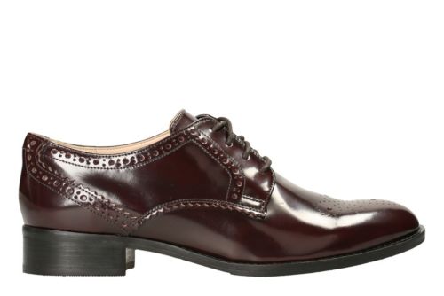 clarks netley rose brogues