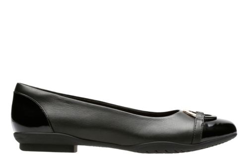 Neenah Vine Black Leather - Womens Narrow Width Shoes - Clarks® Shoes ...